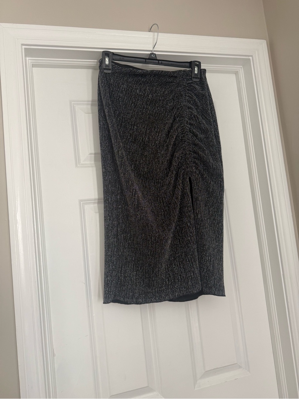 Black Sparkly Pencil Skirt Size Small